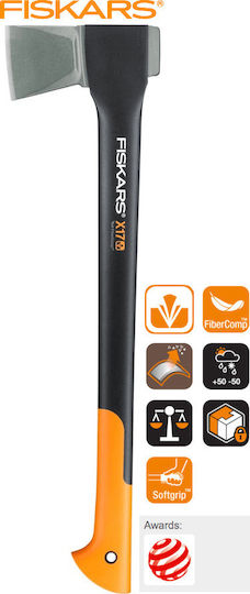 Fiskars M X17 Τσεκούρι Σχισίματος Μήκους 65cm και Βάρους 1.63kg με Λαβή Fiberglass