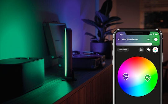 Philips Smart Lămpi Decorative Pentru Masă Hue Play Extension LED RGB Bară 25.4x4.4x3.5 cm