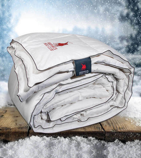 Greenwich Polo Club Duvet Queen Down 220x240cm 2316 White 300 GSMGsm 12.5 togs Togs