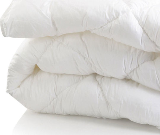Vesta Home Πάπλωμα Μονό Μάλλινο 160x230εκ. Pindos 350 Λeyko 350 GSM 12.5 togs