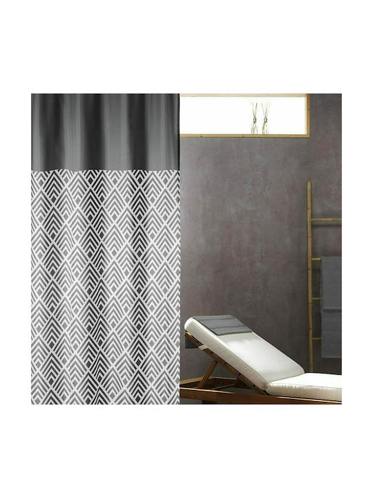 Sealskin Angoli Shower Curtain Fabric 180x200cm Gray 233561312