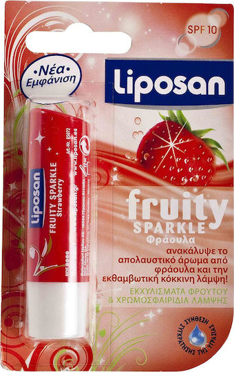 Liposan Fruity Shine Балсам За Устни SPF10 Ягода 4.8гр