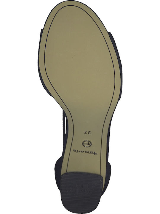 Leder Sandalen Marineblau