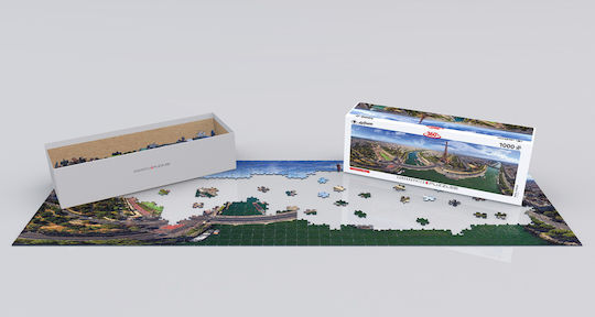 Париж Франция Панорама 360° Фотография Пъзел 2D 1000 Части