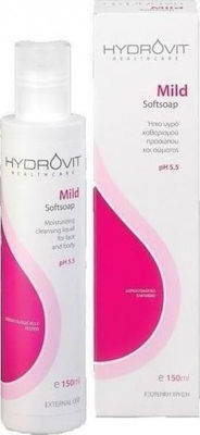 Target Pharma Hydrovit Mild Soft Soap Ph5.5 Cleansing Liquid for Sensitive Skin 150ml