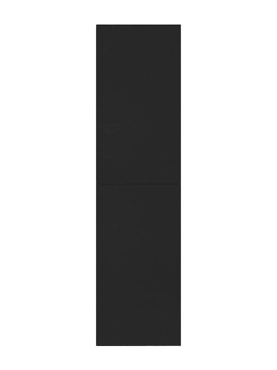 Bibliothek Schwarz 155x24x160cm