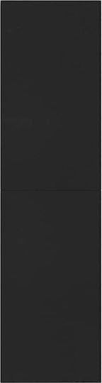 Bibliothek Schwarz 155x24x160cm
