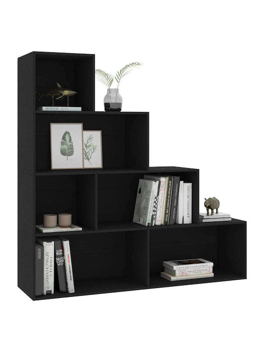 Bibliothek Schwarz 155x24x160cm