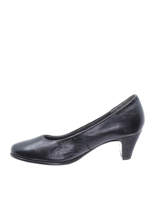 Red Hot Leder Pumps Schwarz