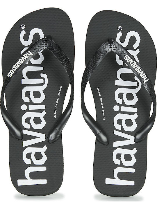 Παιδικές Σαγιονάρες Flip Flops Μαύρες Top Logomania