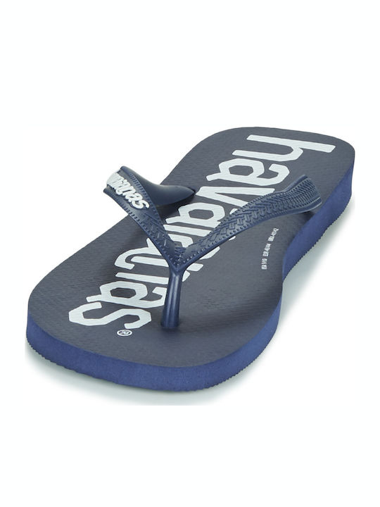 Top Logomania Men's Flip Flops Blue