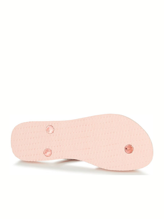 Slim Flatform Women's Flip Flops in Pink Color