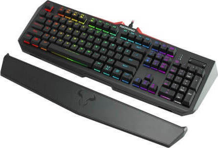 Riotoro Ghostwriter Elite Gaming Tastatură Mecanică cu Cherry MX Brown comutatoare și iluminare RGB (Engleză US)