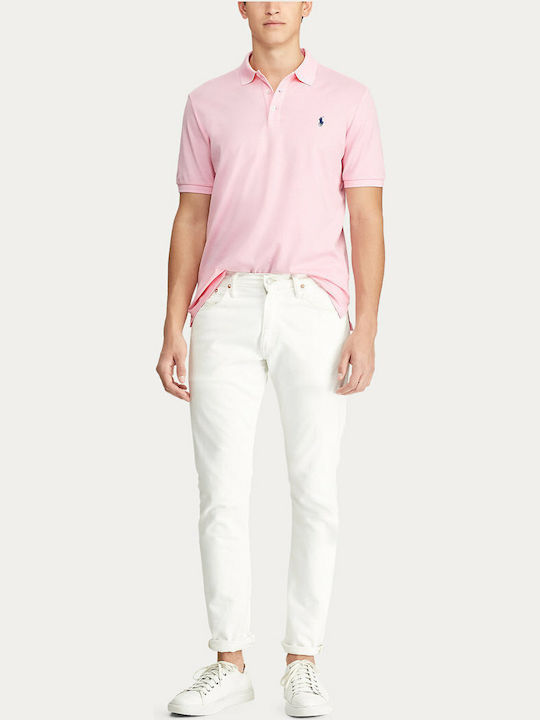 Polo Kurzarmbluse Rosa