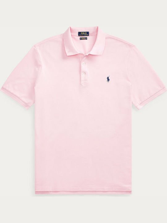 Polo Kurzarmbluse Rosa