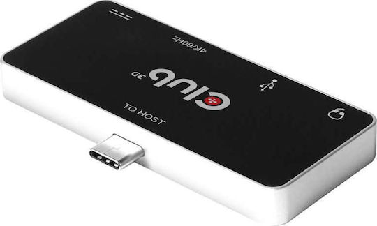 Club3D USB-C Докинг станция с HDMI 4K PD Черен (CSV-1591)