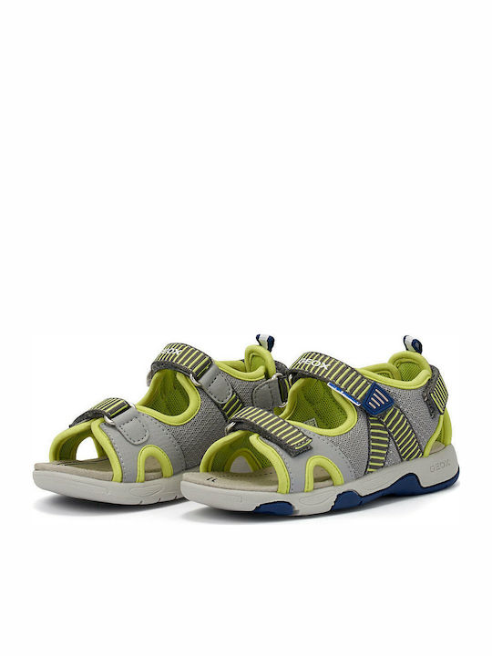 Geox Kids' Sandal Anatomic Gray B020FB 01415 C1172