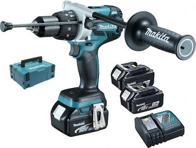 Makita Percussive Drill Driver Battery Brushless 18V 3x5Ah