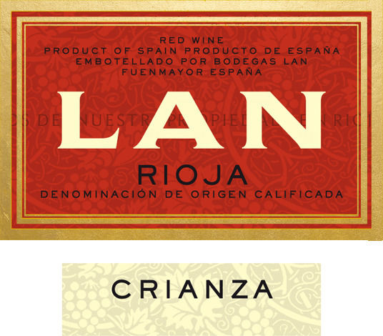 Bodegas Lan Vin Crianza Tempranillo Roșu Șampon Uscat 750ml