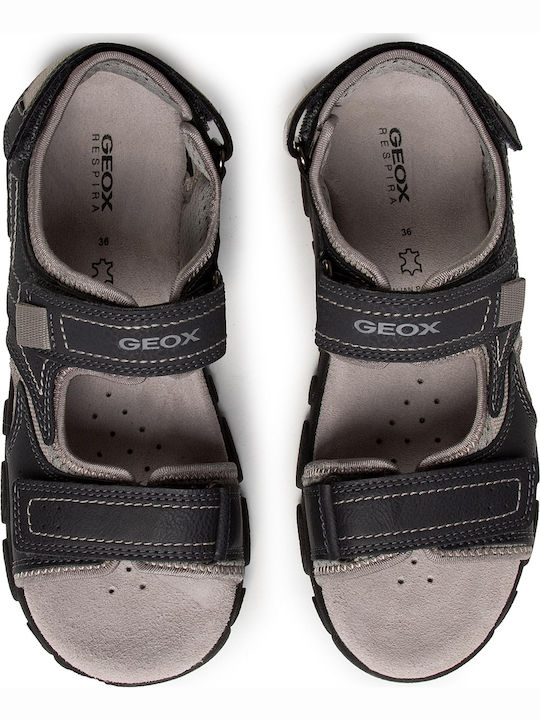 Geox Kinder Sandalen Anatomisch Schwarz