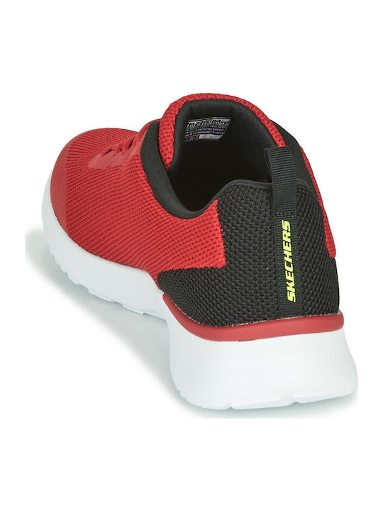 Skech Air Dynamight Herren Sportschuhe Laufen Rot