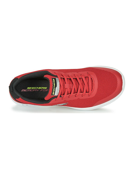Skech Air Dynamight Herren Sportschuhe Laufen Rot