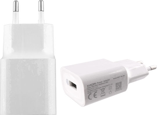Xiaomi Φορτιστής Χωρίς Καλώδιο με Θύρα USB-A 10W Quick Charge 3.0 Λευκός (MDY-08-EO)