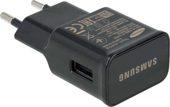Samsung Φορτιστής Χωρίς Καλώδιο με Θύρα USB-A Μαύρος (EP-TA20EBE)