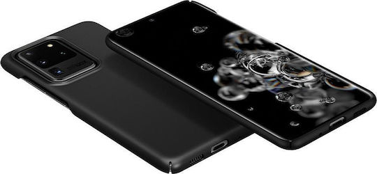 Spigen Thin Fit Back Cover Πλαστικό Μαύρο (Galaxy S20 Ultra)
