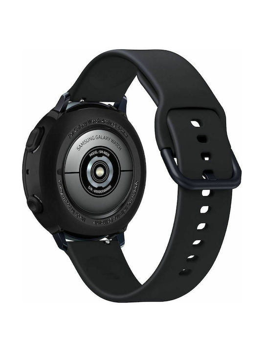 Spigen Liquid Air Silicone Case in Black color for Galaxy Watch Active 2 44mm
