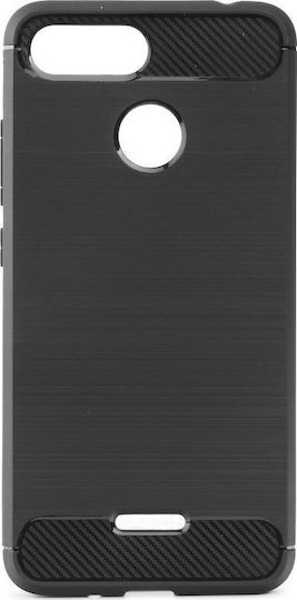 Hurtel Carbon Back Cover Σιλικόνης Μαύρο (Xiaomi Mi Note 10/10 Pro)