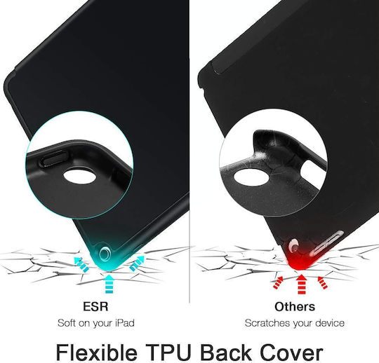 ESR Rebound Pencil Flip Cover Schwarz für iPad 2019/2020/2021 10.2''