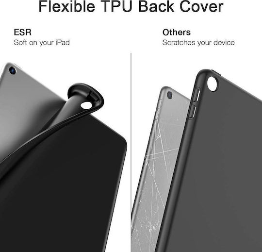 ESR Rebound Pencil Flip Cover Schwarz für iPad 2019/2020/2021 10.2''