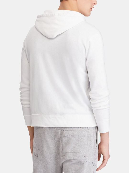 Sweatshirt with Hood White