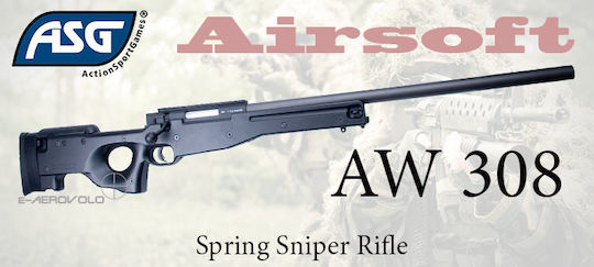 Asg Аерозарядно оръжие Airsoft AW 308 Spring Sniper 6мм