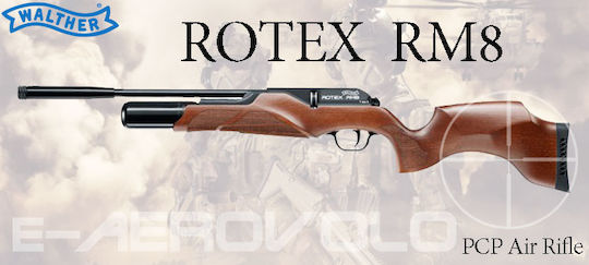 Walther Αεροβόλο Rotex RM8 (30 Joules) 5.5mm