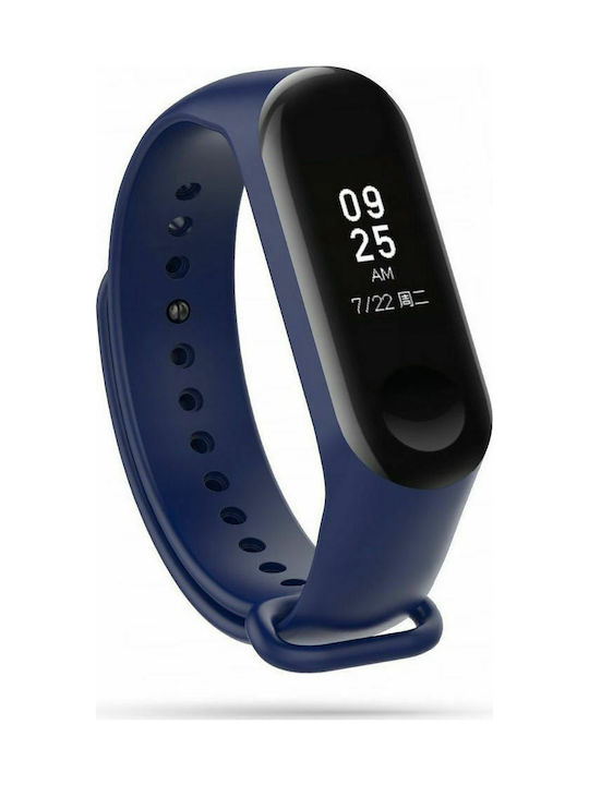 Λουράκι Σιλικόνης Σκούρο Μπλε (Mi Band 3/4)