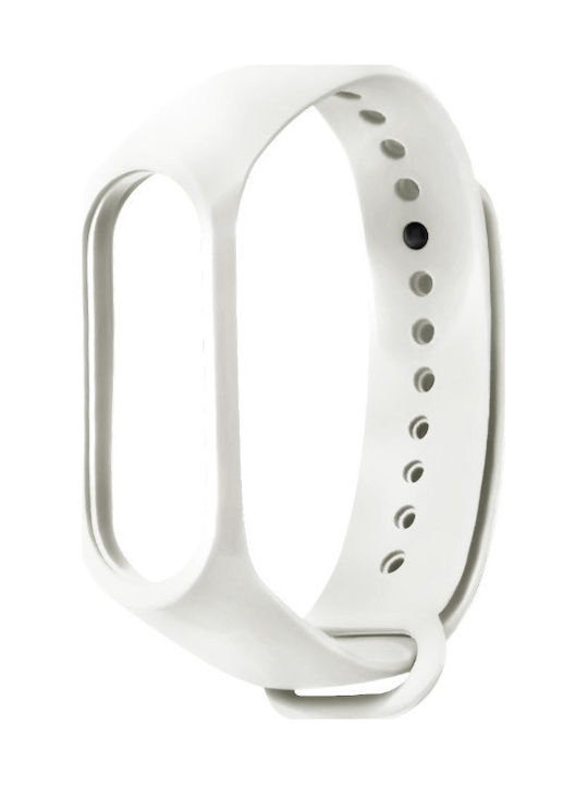 Bracelet for Xiaomi Mi Band 3 Strap Silicone with Pin White (Mi Band 3/Mi Smart Band 4) 849900375B