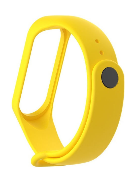 Bracelet for Xiaomi Mi Band 3 Strap Silicone with Pin Yellow (Mi Band 3/Mi Smart Band 4) 849900375F