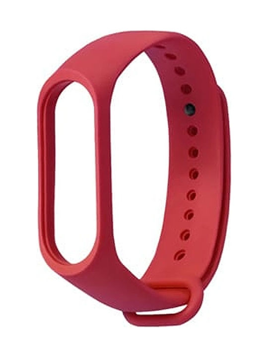 Λουράκι Σιλικόνης Smooth Κόκκινο (Mi Band 3/4)