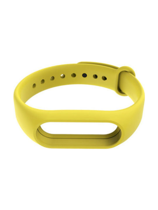 Curea Silicon cu Pin Galben (Mi Band 2) BRMIBAND2MCYE