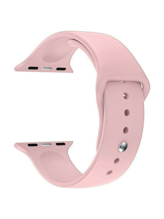 Silicone Band for Apple Watch 42/44mm (Baby Pink)