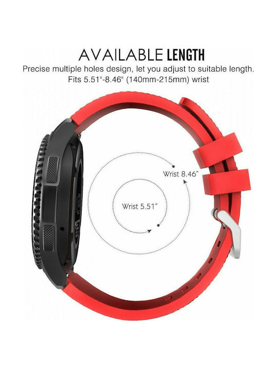 Smoothband Strap Silicone Red (Galaxy Watch (46mm) / Gear S3) 99223410