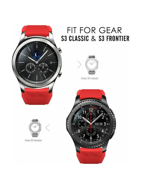 Smoothband Strap Silicone Red (Galaxy Watch (46mm) / Gear S3) 99223410