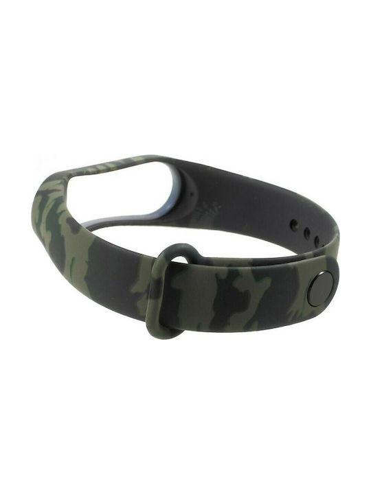 Λουράκι Σιλικόνης Army Green (Mi Band 3/4)