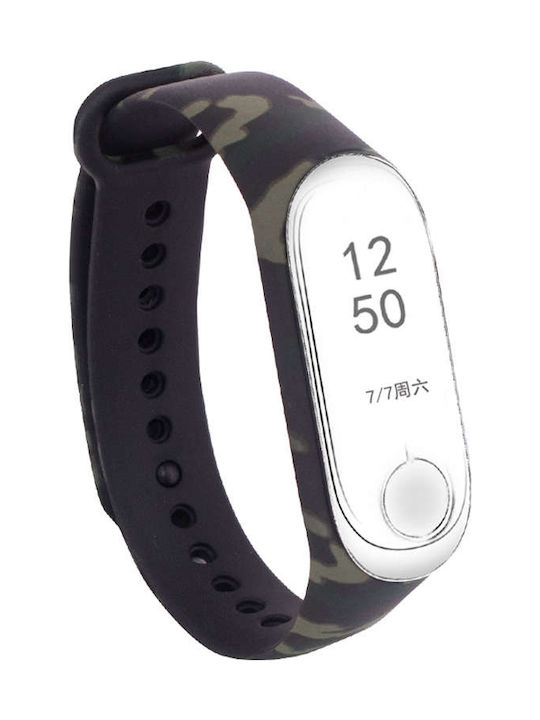 Λουράκι Σιλικόνης Army Green (Mi Band 3/4)