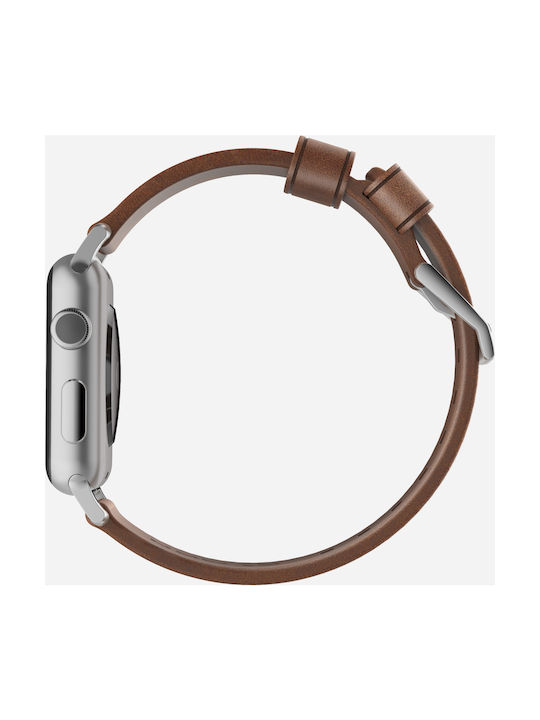 Nomad Modern Strap Strap Leather Brown (Apple Watch 44/45/46mm/Ultra 49mm) NM1A4RSM00