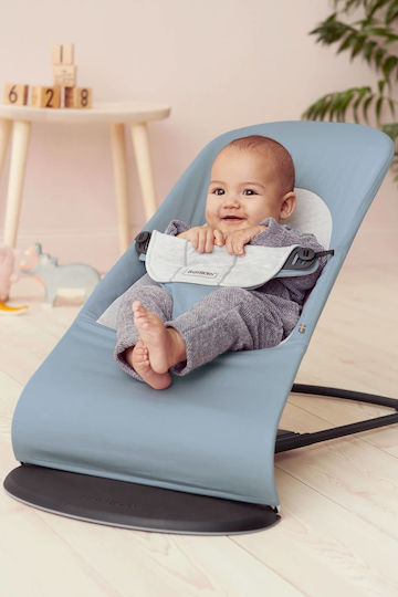 BabyBjorn Χειροκίνητο Relax Μωρού Balance Soft Blue & Grey για Παιδί έως 13kg