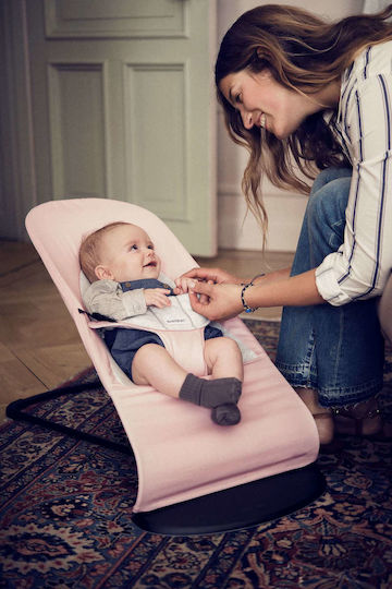 BabyBjorn Manual Baby Relax Balance Soft Light Pink & Grey for Child up to 13kg