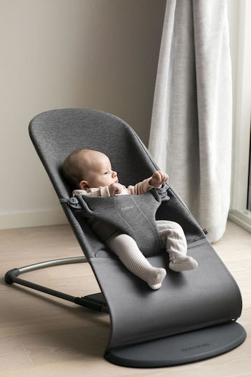 BabyBjorn Bliss 3D Jersey Ръчен Релакс Бебе Сив въглен